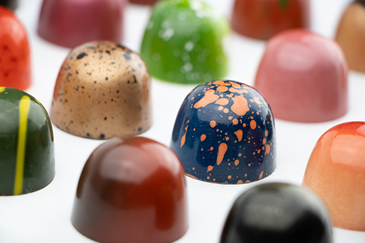 Chocolade bezorgen in Amsterdam: Handgemaakte bonbons.