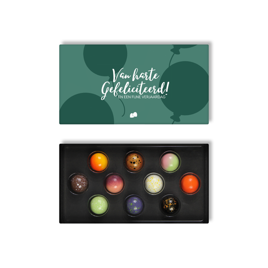 Gefeliciteerd chocolade bonbons 10 stuks
