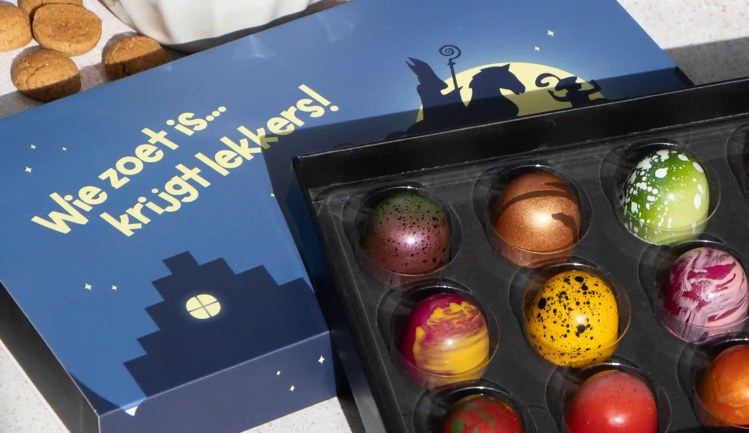 Pepernoten bonbons voor Sinterklaas van ChocoladeGift