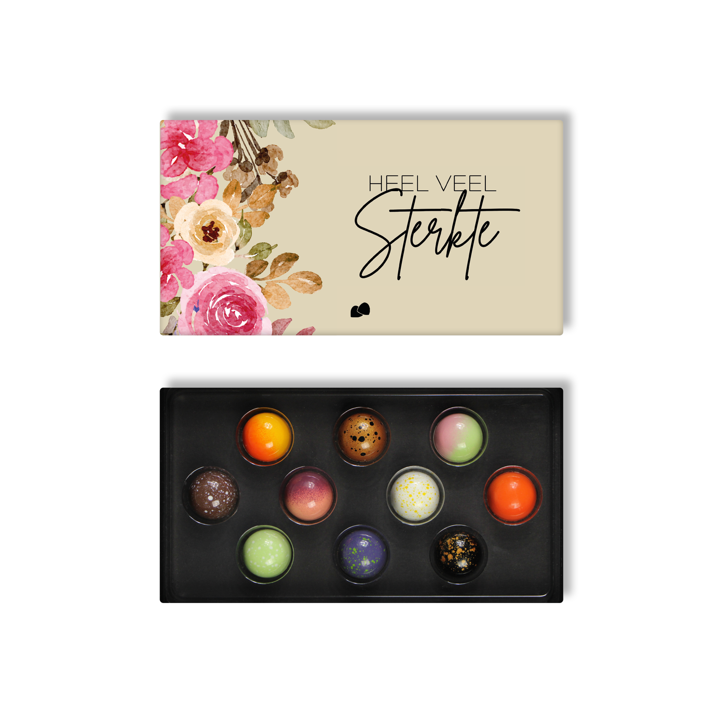 Sterkte chocolade bonbons 10 stuks