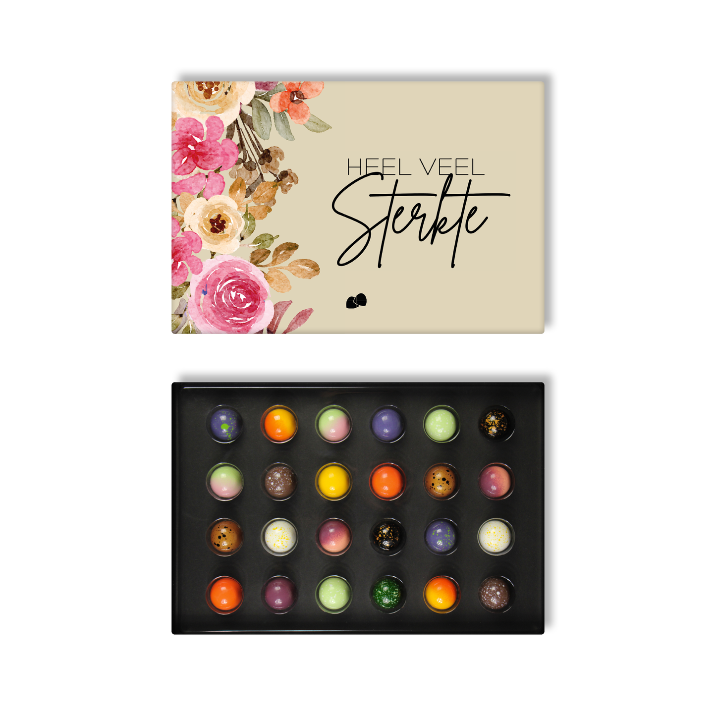 Sterkte chocolade bonbons 24 stuks