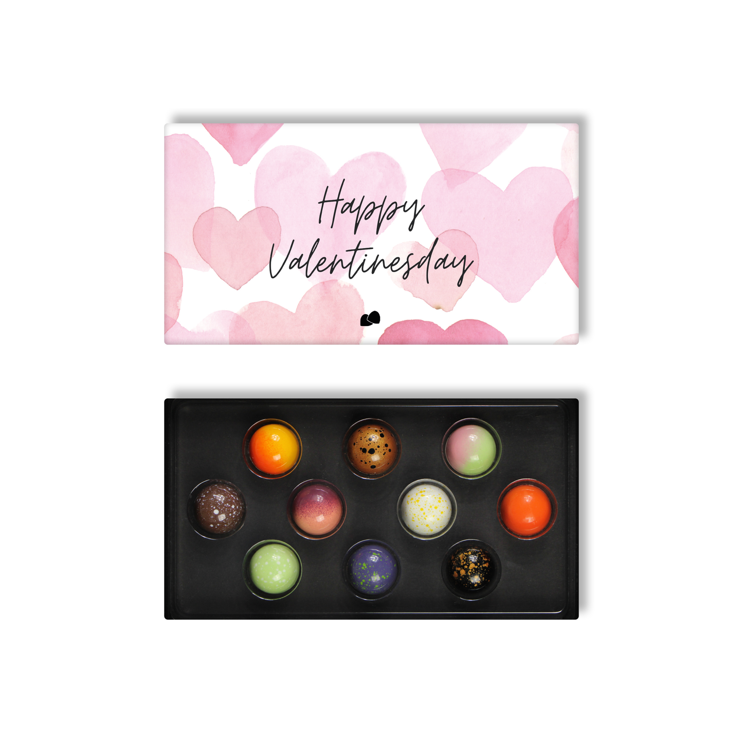 Valentijn chocolade bonbons 10 stuks