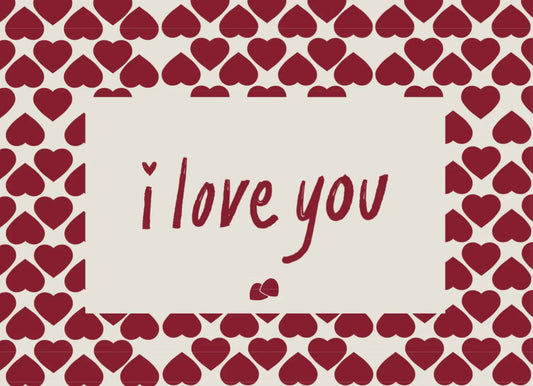 I love you