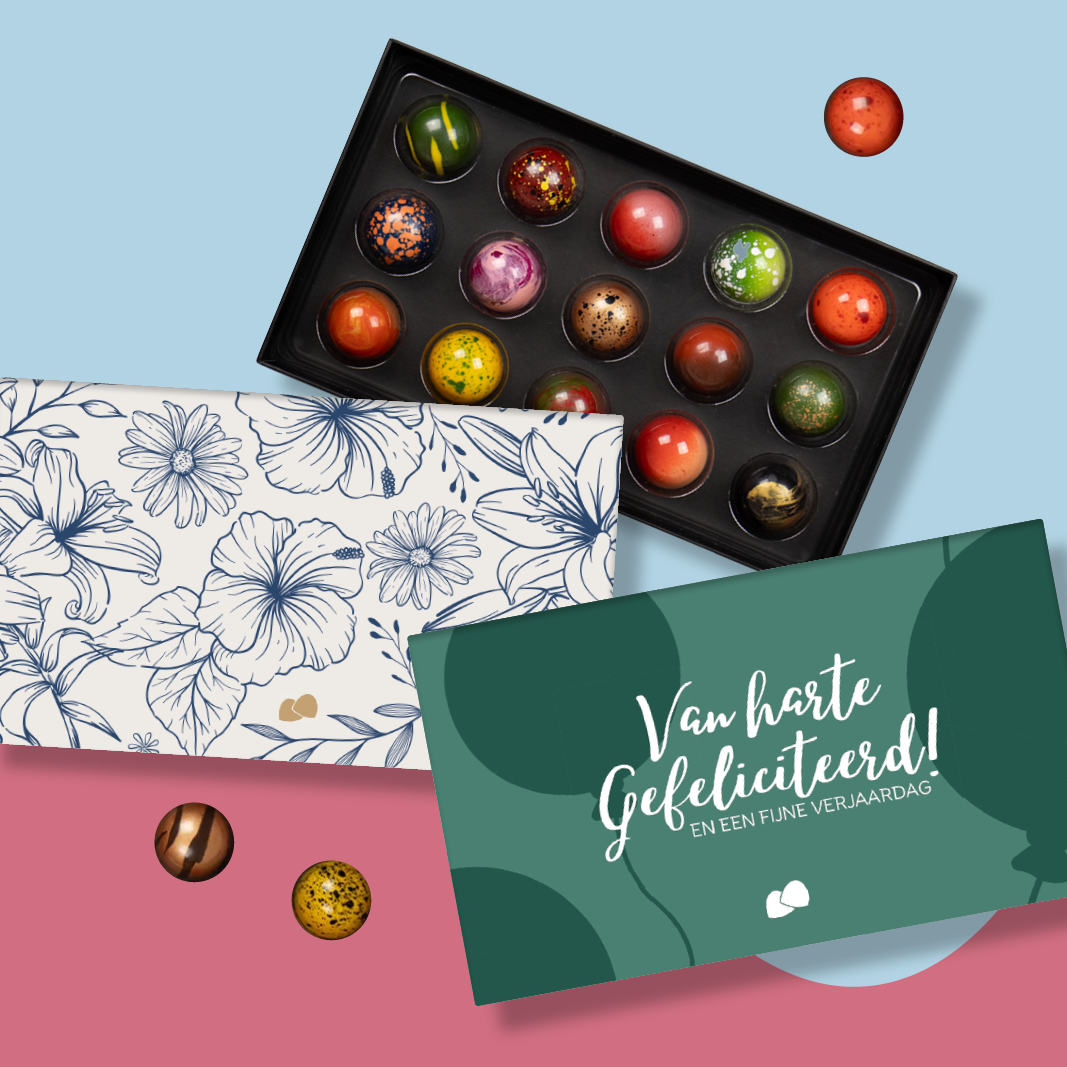 Chocolade cadeau voor iemand die alles al heeft