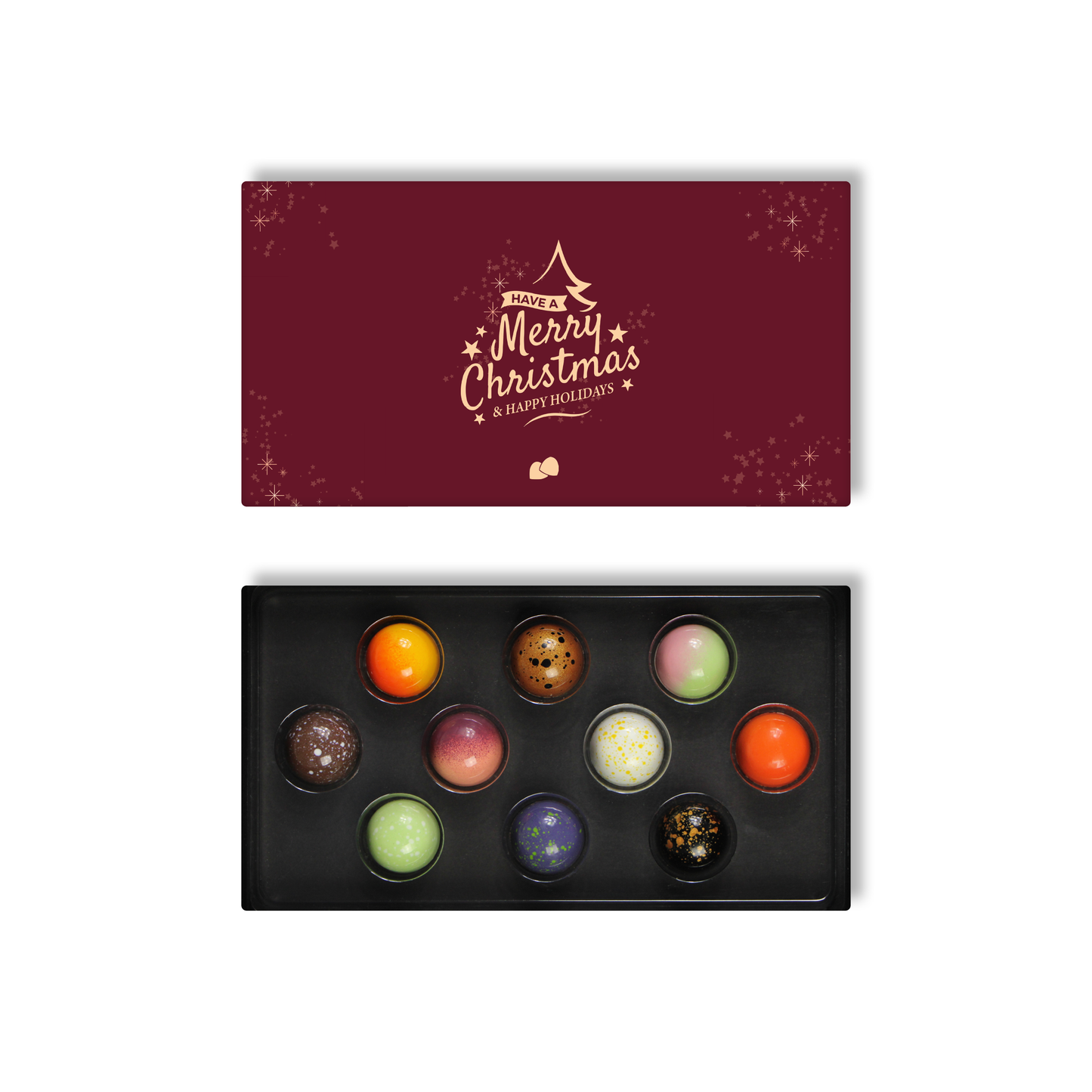 Christmas chocolade bonbons 10 stuks