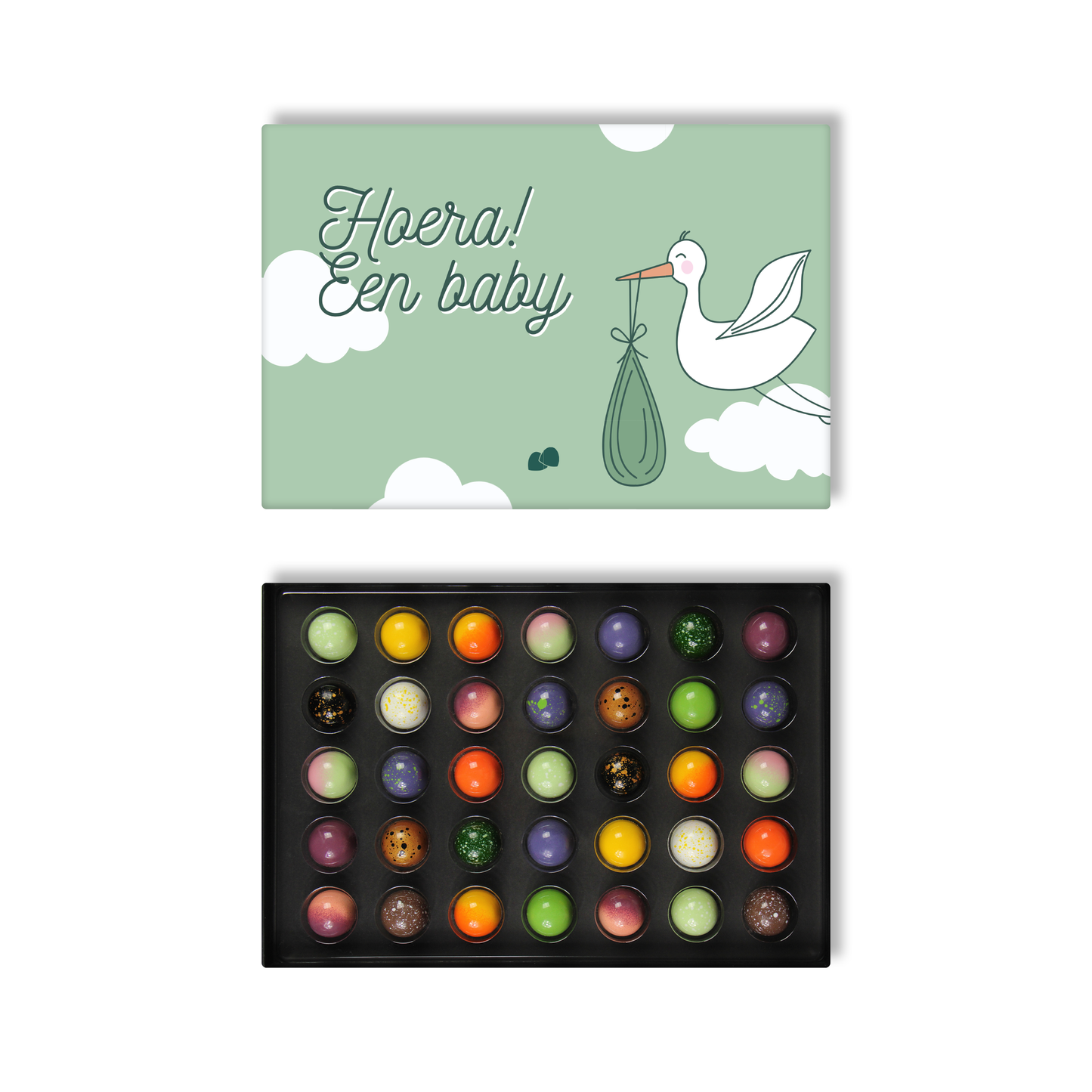 Geboorte Chocolade bonbons 35 stuks