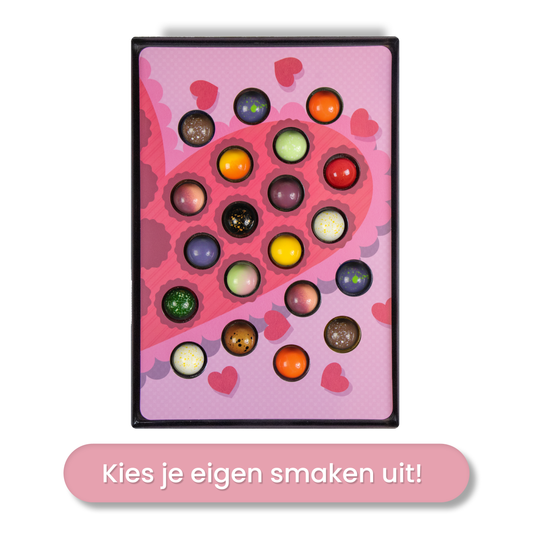 Hart cadeaubox zelf samenstellen