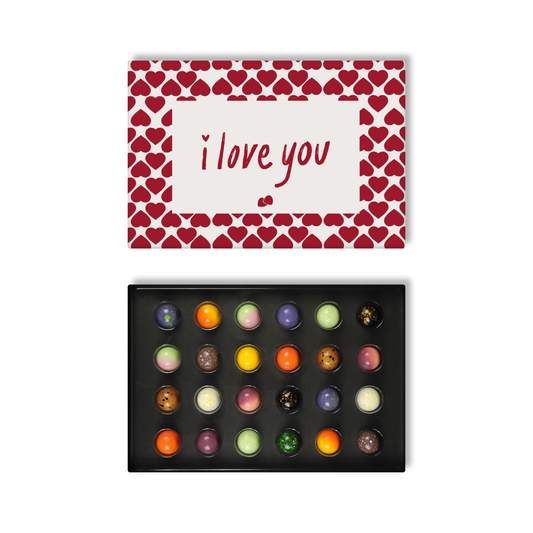 I love you chocolade bonbons 24 stuks
