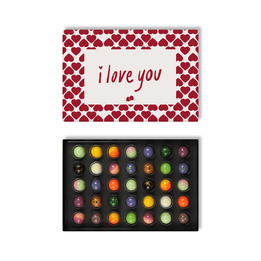 I love you chocolade bonbons 35 stuks