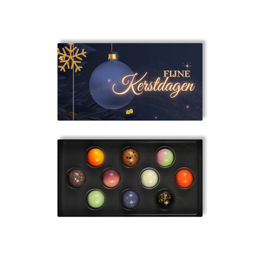 Kerst chocolade bonbons 10 stuks