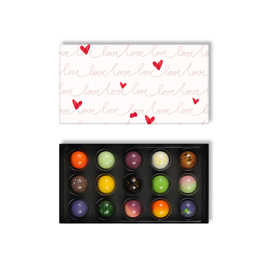 Liefde chocolade bonbons 15 stuks