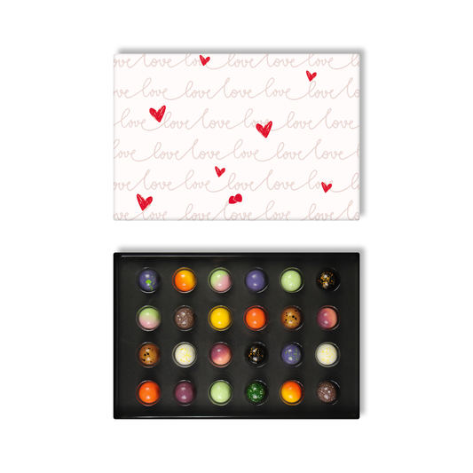 Liefde chocolade bonbons 24 stuks