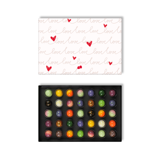 Liefde chocolade bonbons 35 stuks