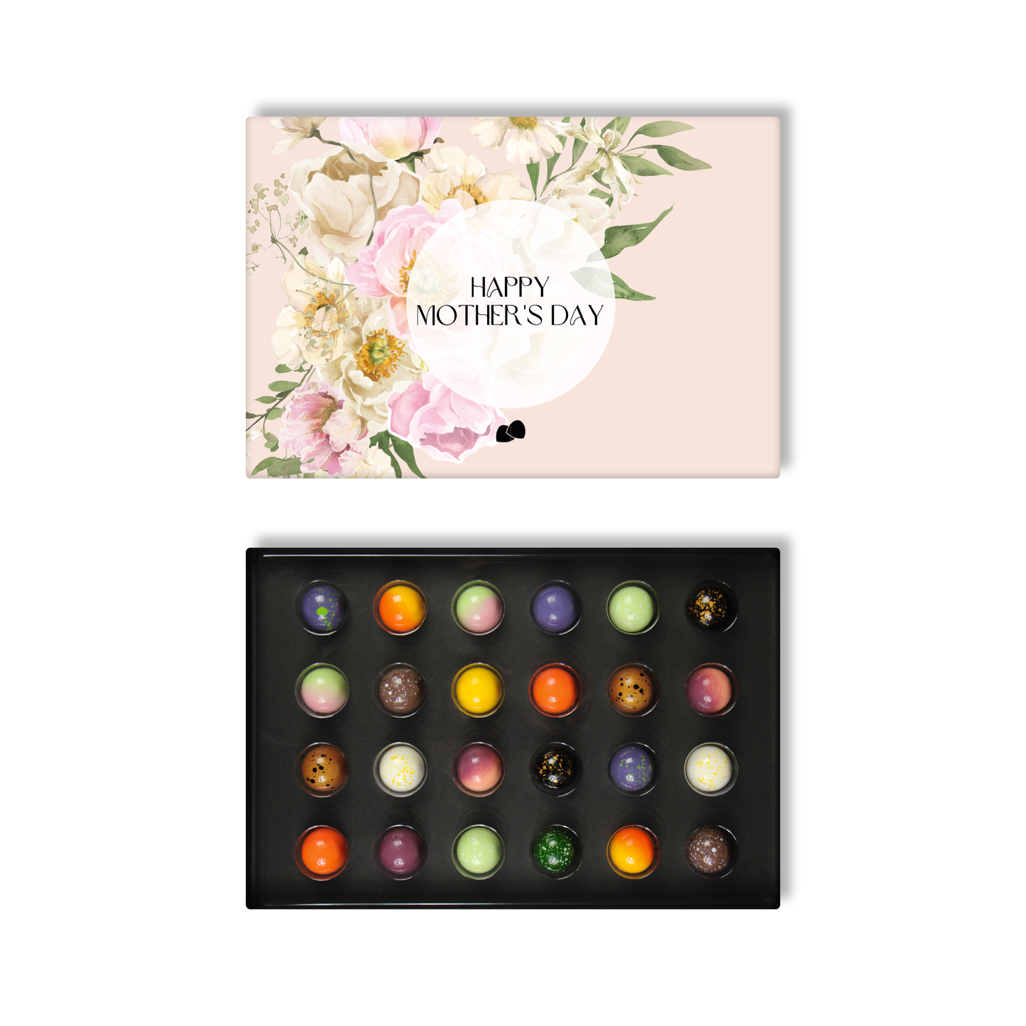 Moederdag chocolade bonbons 24 stuks