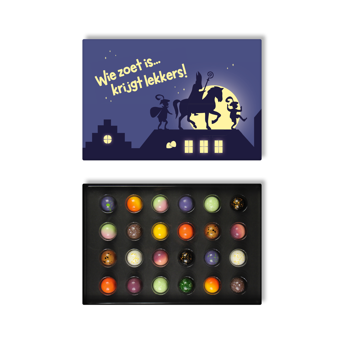 Sinterklaas chocolade bonbons 24 stuks