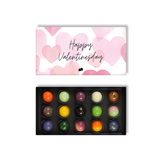 Valentijn chocolade bonbons 15 stuks