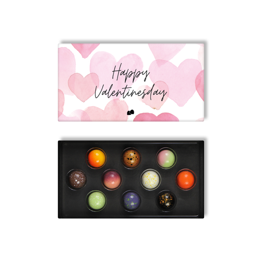 Valentijn chocolade bonbons 10 stuks