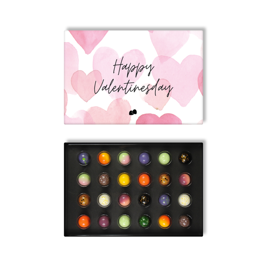 Valentijn chocolade bonbons 24 stuks